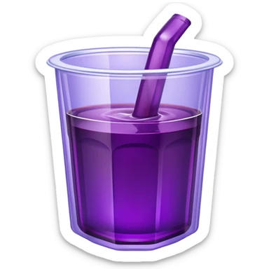 grape juice packet sticker