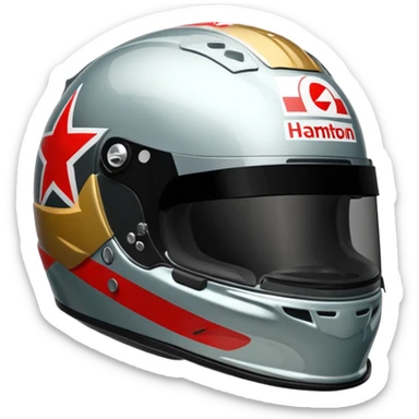  f1 bell hp7 lewis hamilton helmet sticker