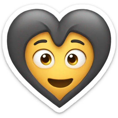 Heart that give a hug sticker