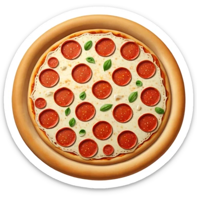 Pizza red Sauce no cheese  sticker