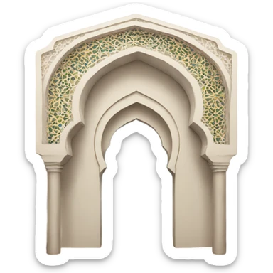 Moroccan arch sticker