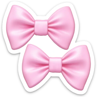 Light pink barrettes  sticker