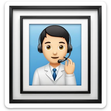 call center in a bathroom sticker