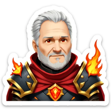 Volcanic Warlock sticker