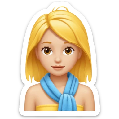 Hot shower clean girl sticker