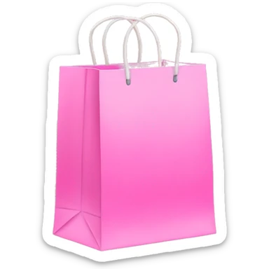 Pink Gift Bag sticker