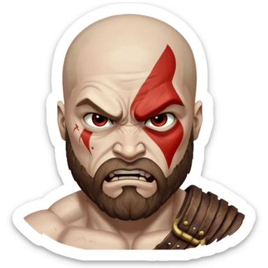 kratos sticker