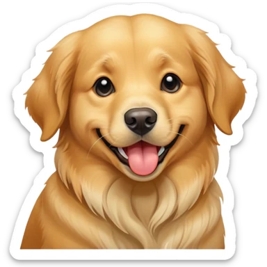 Pregnant dog with sweat sticker