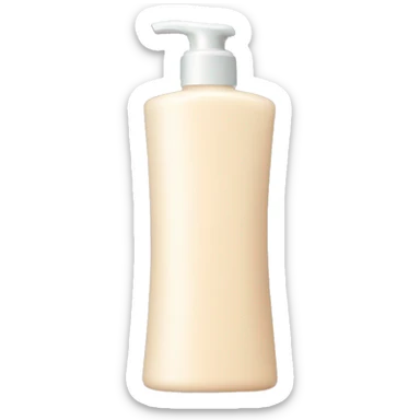 Body lotion sticker