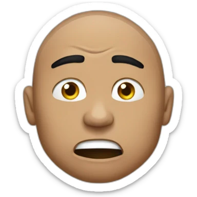 the rock telling someone to be quiet sticker