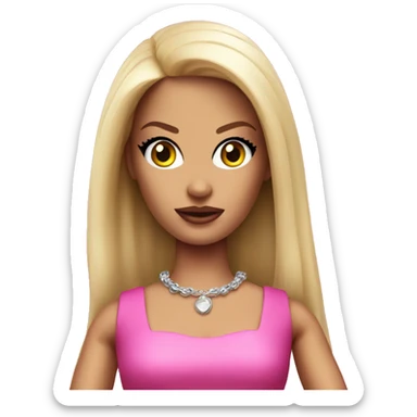 evil barbie sticker