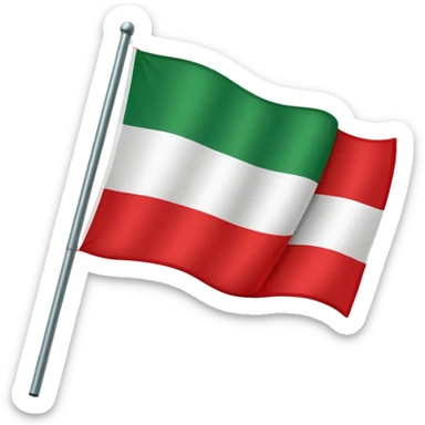 vivaldi italian flag sticker