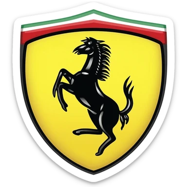 Ferrari logo sticker