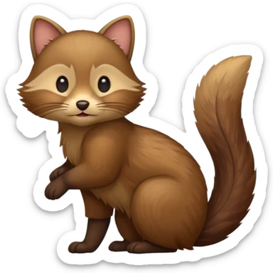 Fisher cat sticker
