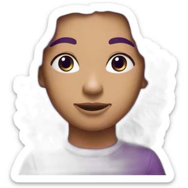 Planète violettes  sticker