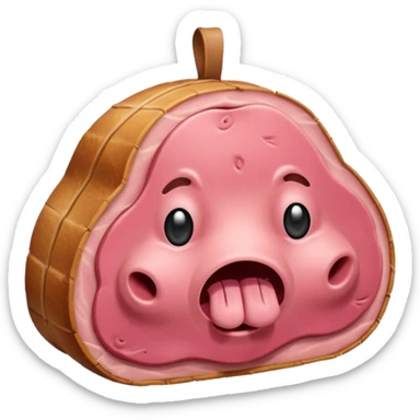 old smelly ham sticker