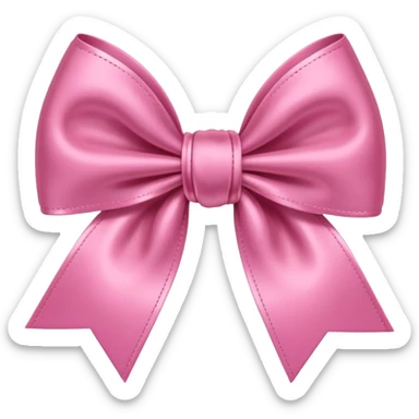 Cute bow sticker