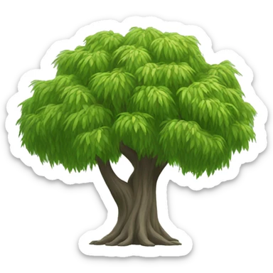 Large willow tree sticker