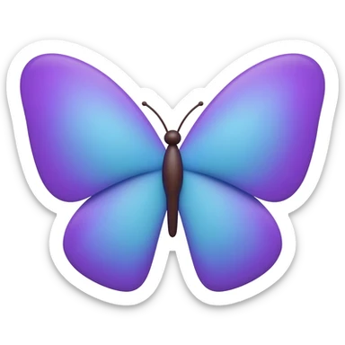 БАБОЧКА-СЕРДЦЕ sticker