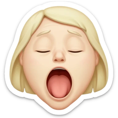 Sleepy Character zzz sticker