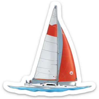 Imoca sail boat sticker