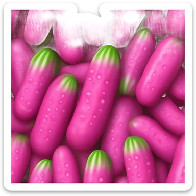 pink pickle  sticker