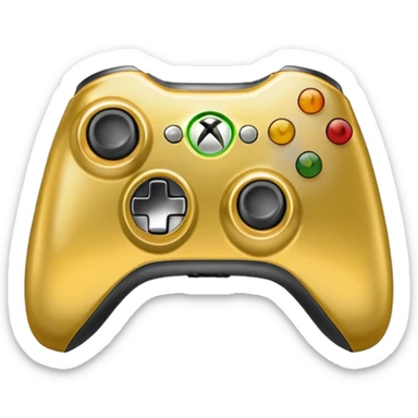 Make me a Xbox 360 emoji on the text sticker