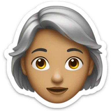 Adolescents qui se font un câlin sticker