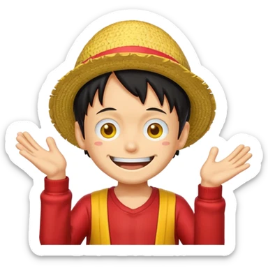 Create luffy emojis sticker