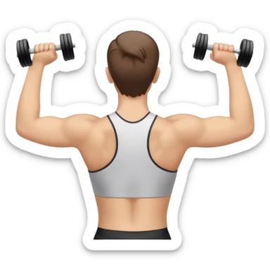 upper-back exercise sticker