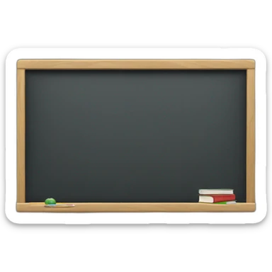 school blackboard sticker