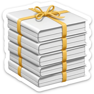 stack of stamped unopened letters sticker