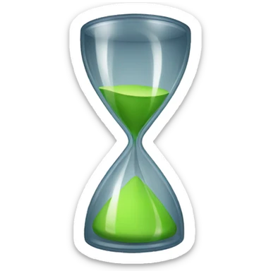 hour glass sticker