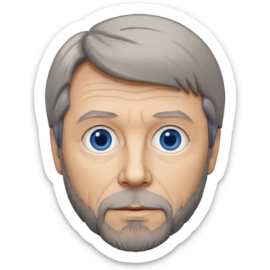 Björn Ulvaeus with dark blue eyes sticker