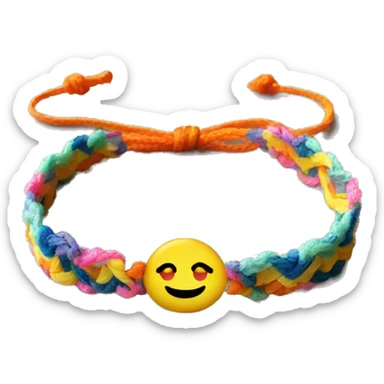 Friendship bracelet cute  sticker