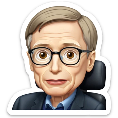 steven hawking sticker