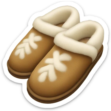 ugg slippers sticker