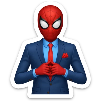 homen aranha de viuva negra sticker