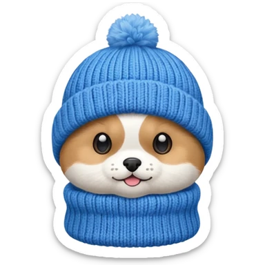 Winter Beanie Pet sticker