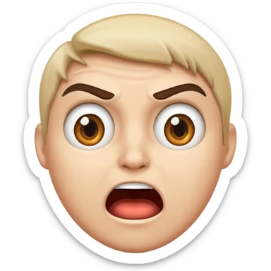 😏+😳+😠+🥺 sticker