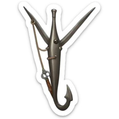 hook harpoon sticker