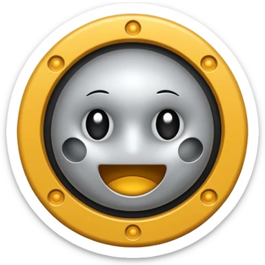 Un jeu de tamis rond avec des trous de plus en plus petits sticker