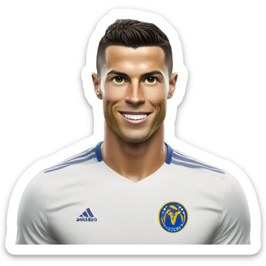 Cristiano Ronaldo at Al Nassr sticker