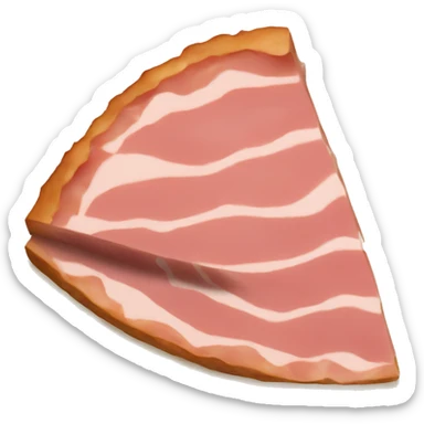 Slice of ham sticker