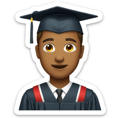 A high school graduate sticker