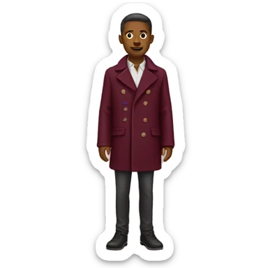 Bordeaux coat sticker