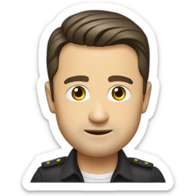 Volodymyr Zelensky's sticker