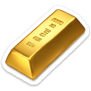 gold bars sticker
