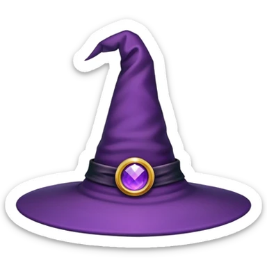 Witch hat Purple Witch Hat  sticker