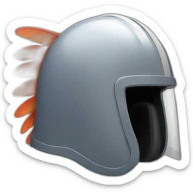 Casque gaulois avec des ailes  sticker